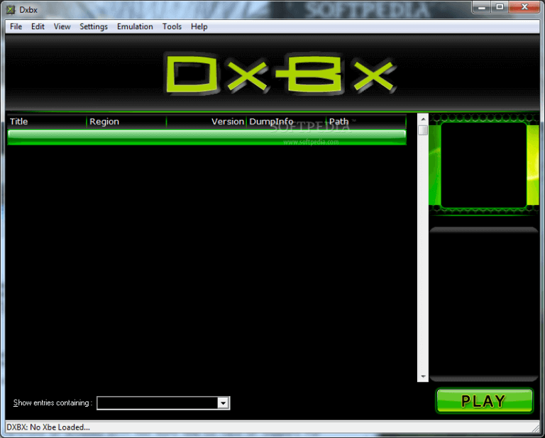 DXBX Emulators
