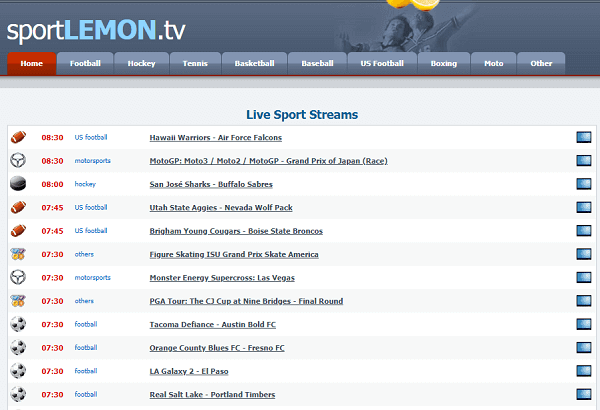 SportLemon-Websites Like FirstRowSports