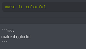 Green Color in Discord
