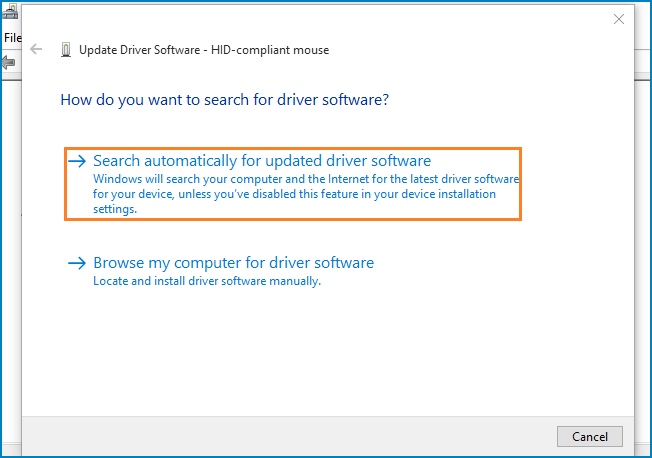 Reinstall-Update the Mouse Driver-3