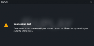 Uplay Connection Lost