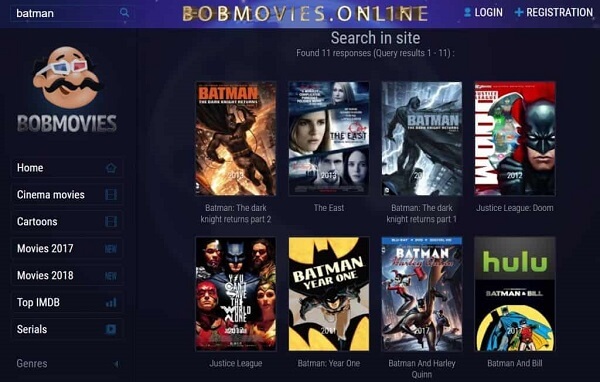 BobMovies-CineTux like site